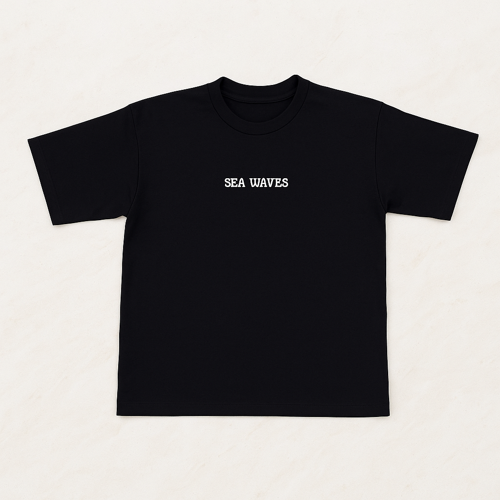 TeeTime "Wavey" T-Shirt Oversized Sea Waves Edition