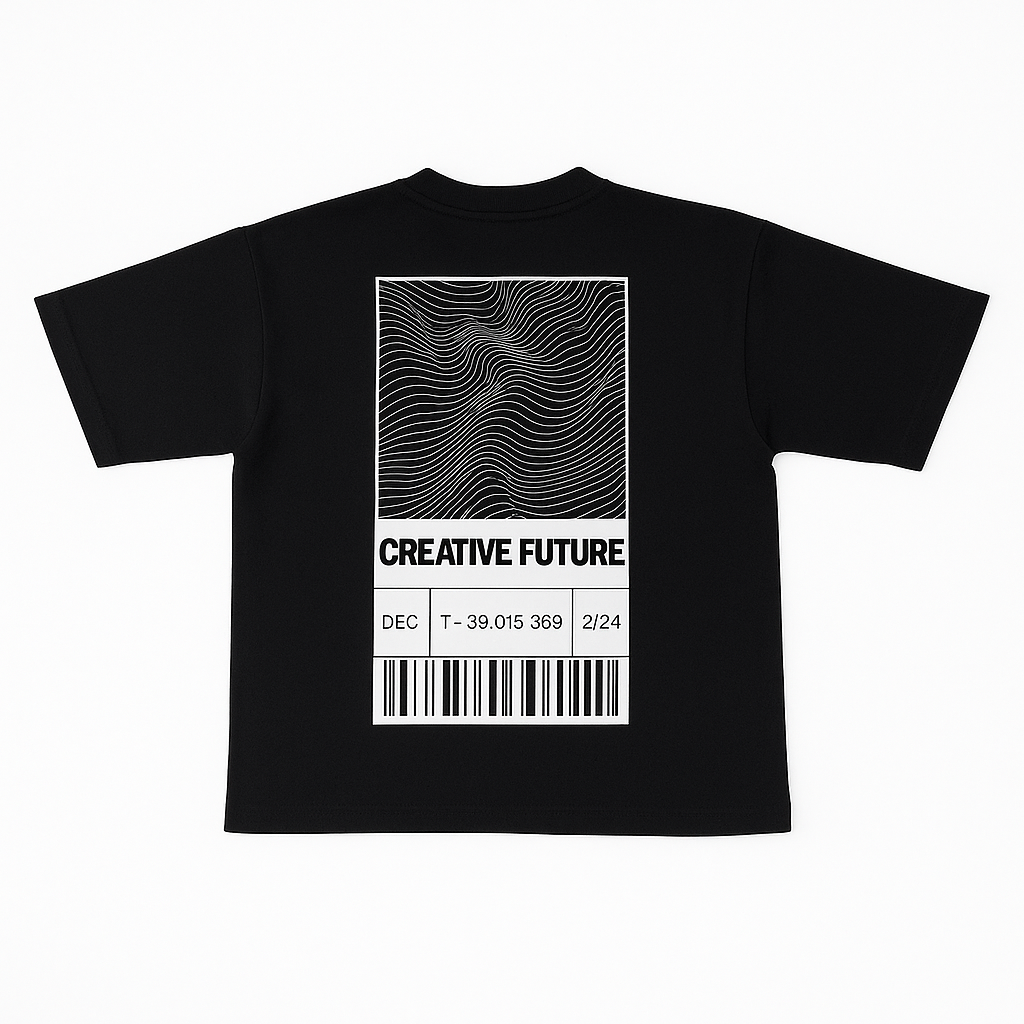TeeTime "omw" T-Shirt Oversized Creative Futures Wide Torso